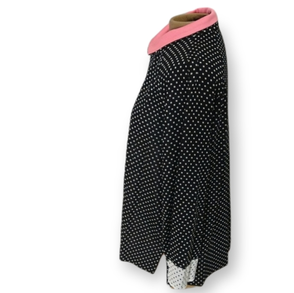 Misook Rib-Knit Polka Dot Jacket - Picture 2 of 6